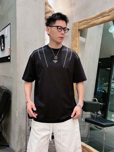 2026年3月31日入荷新作Prada半袖Tシャツ春夏高品質...