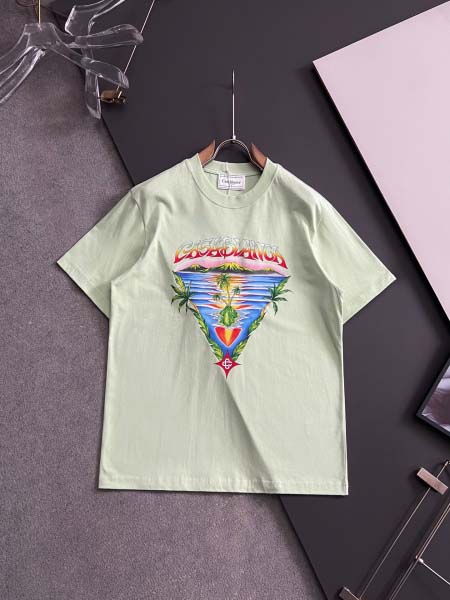 2026年4月7日入荷春夏新作Casablanca半袖上下高級なプレゼント/誕生日プレゼント/高品質/メンツ/記念品/ wenzhou工場