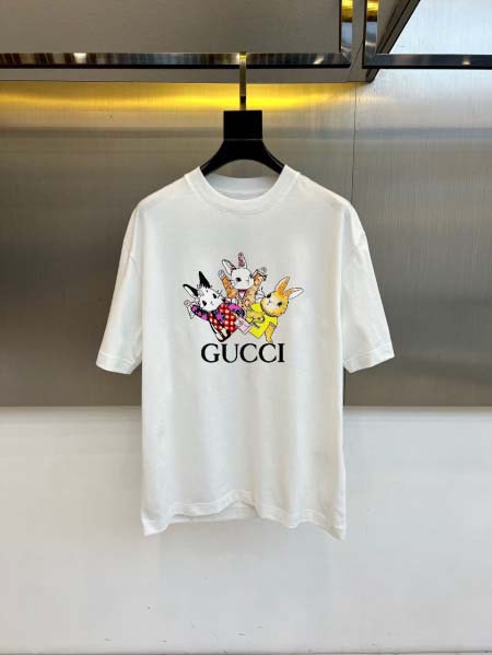 2026年4月16日新作Gucci半袖 tシャツ高品質/誕生日プレゼント/FF工場M-3XL