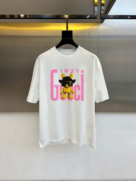 2026年4月16日新作Gucci半袖 tシャツ高品質/誕生日プレゼント/FF工場M-3XL