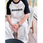 2026年4月11日入荷新作miumiu半袖Tシャツ春夏高品質超厳選★入手困難/B+工場