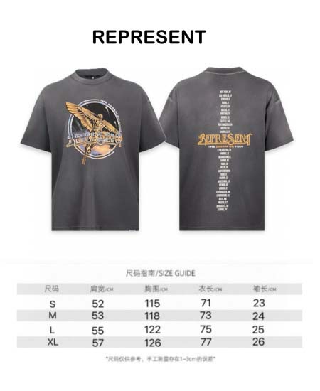 2026年4月13日春夏入荷新作REPRESENT短袖Tシャ...