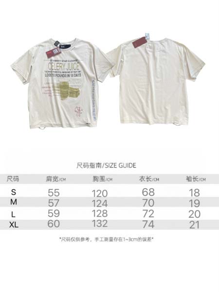 2026年4月13日春夏入荷新作PALY’短袖Tシャツ人気商...
