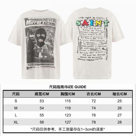 2026年4月13日春夏入荷新作SAINT短袖Tシャツ人気商...
