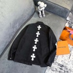 2026年4月15日新作Chrome Heartsジャケット高品質/誕生日プレゼント/FF工場