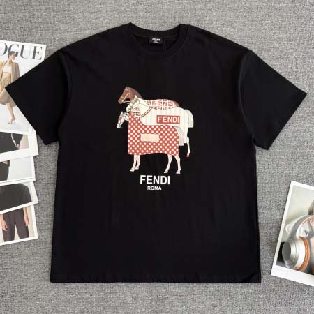 2026年4月19日新作Fendi半袖 tシャツ高品質/誕生...