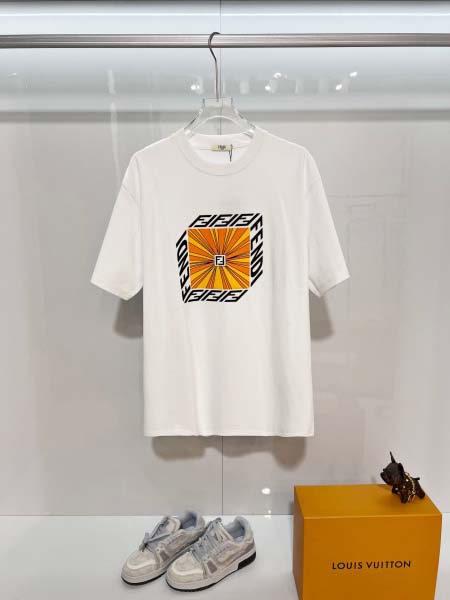 2026年4月19日新作Fendi半袖 tシャツ高品質/誕生...