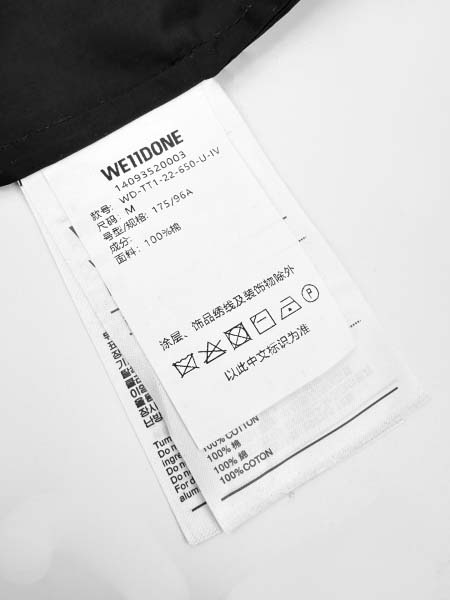 2026年5月26日入荷新作WE11DONE半袖 tシャツ 原版復刻人気で【极品】/正規品と同じサイズ/YGY工場