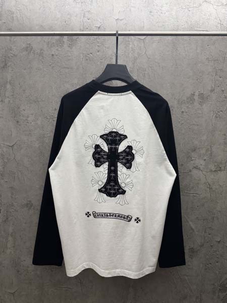2026年9月11日秋冬新作Chrome hearts長袖Tシャツ高品質人気の商品/YGY工場