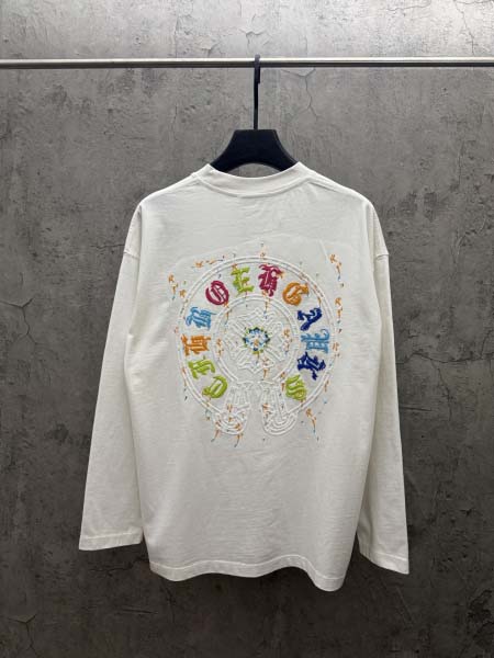 2026年9月11日秋冬新作Chrome hearts長袖Tシャツ高品質人気の商品/YGY工場