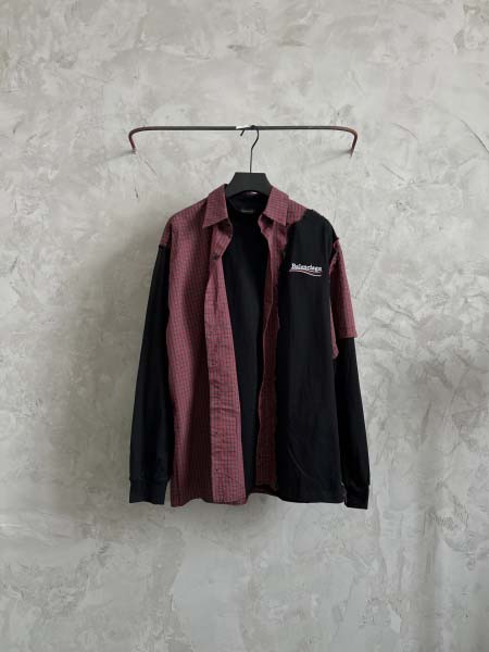 2026年9月3日秋冬新作Balenciagaシャツ高品質人...