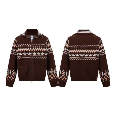 2026年9月3日秋冬新作Adidasカーディガンのコート高...
