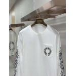 2026年9月11日秋冬新作Chrome hearts長袖Tシャツ高品質人気の商品/YGY工場