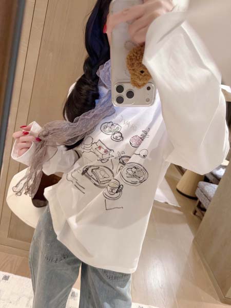 2026年10月15日入荷秋冬新作Chaneltシャツ女性用ファッション/誕生日プレゼント/贈り物 can工場