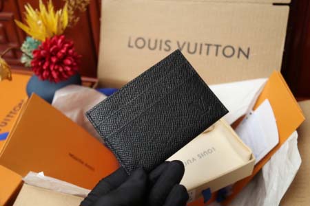 2026年10月15日新作 高品質Louis Vuitton 財布E CARTES DOUBLE M62170，Monogram Eclipse /LH工場
