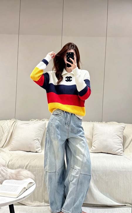 2026年10月15日入荷秋冬新作Chanel長袖女性用ファ...