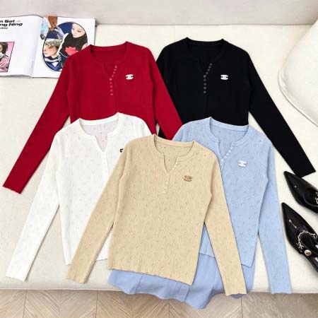 2026年10月15日入荷秋冬新作Chanelニットの上着女...