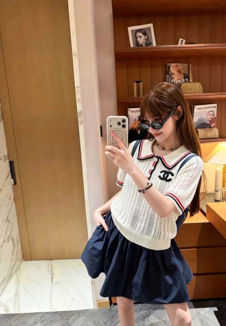 2026年10月15日入荷秋冬新作Chanel半袖 tシャツ...