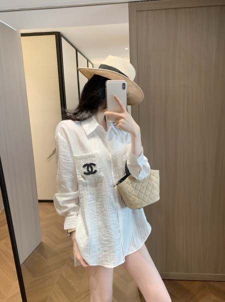 2026年10月15日入荷秋冬新作Chanel長袖女性用ファ...