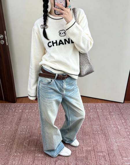 2026年10月15日入荷秋冬新作Chanel長袖女性用ファ...