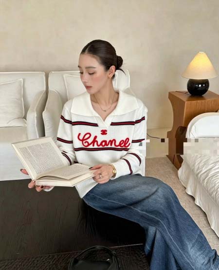 2026年10月15日入荷秋冬新作Chanel長袖女性用ファ...