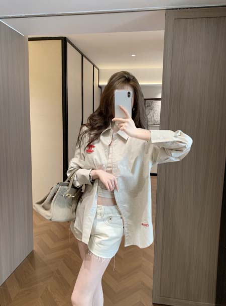 2026年10月15日入荷秋冬新作Chanelシャツ女性用フ...