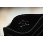 2026年10月15日新作 高品質Louis Vuitton 財布E CARTES DOUBLE M62170，Monogram Eclipse /LH工場