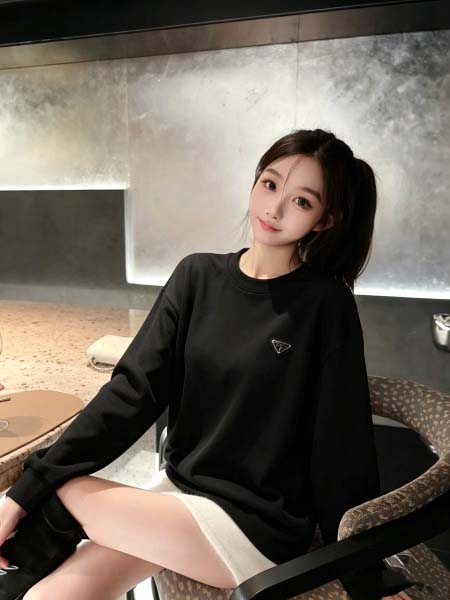 2026年10月26日入荷秋冬新作PRADA長袖Tシャツ高級...