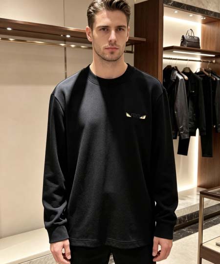 2026年10月26日入荷秋冬新作Fendi長袖Tシャツ高級...